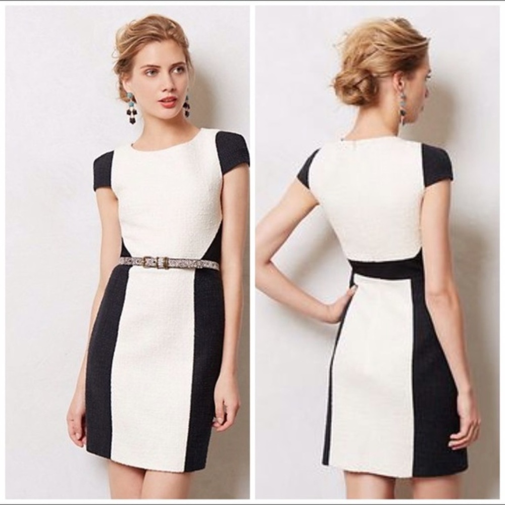 Anthropologie Rise and Set Ponte Dress